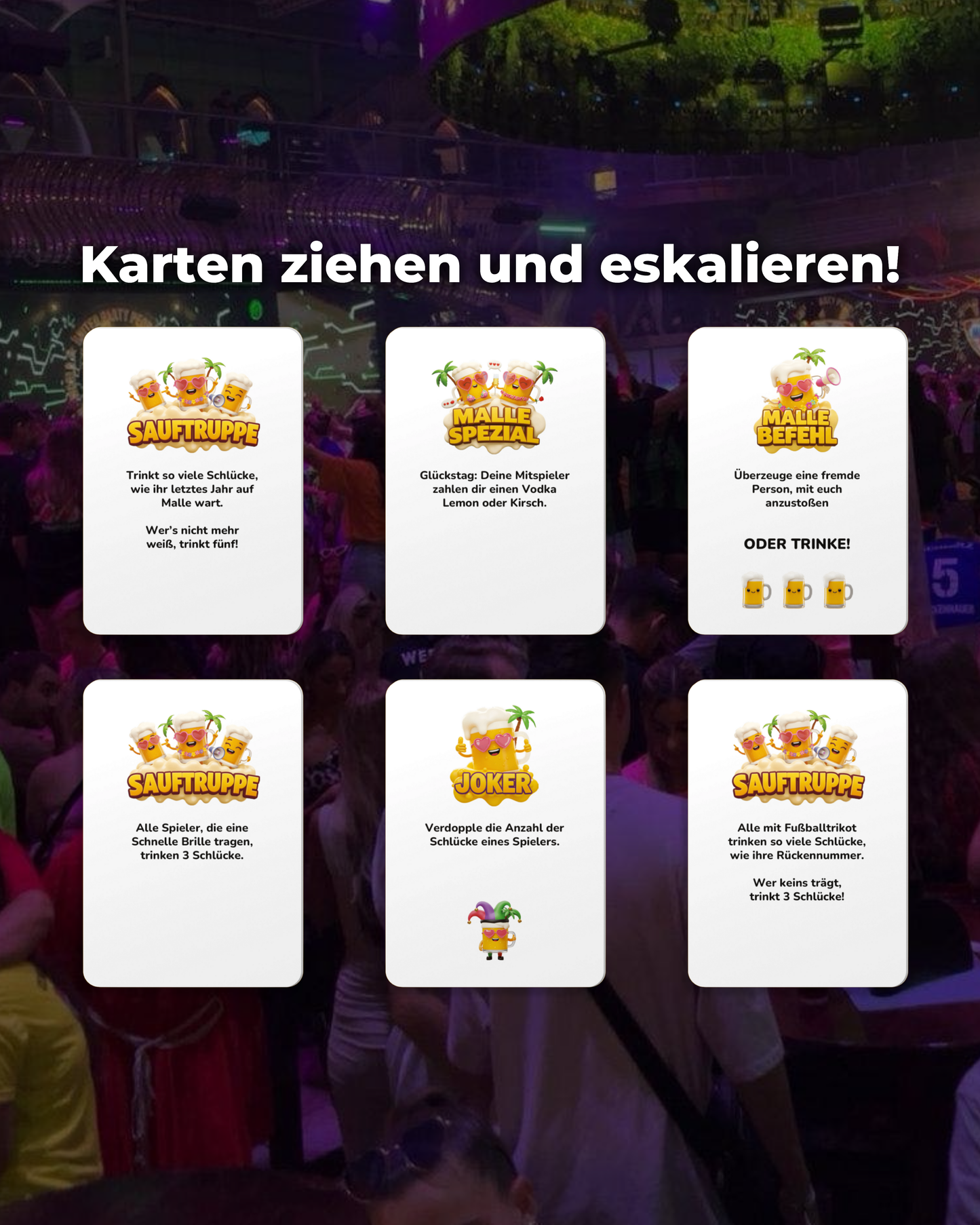 Malle Alarm  Kartenspiel